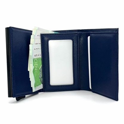 Billetera bagad cross navy