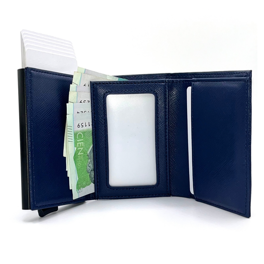 Billetera bagad cross navy