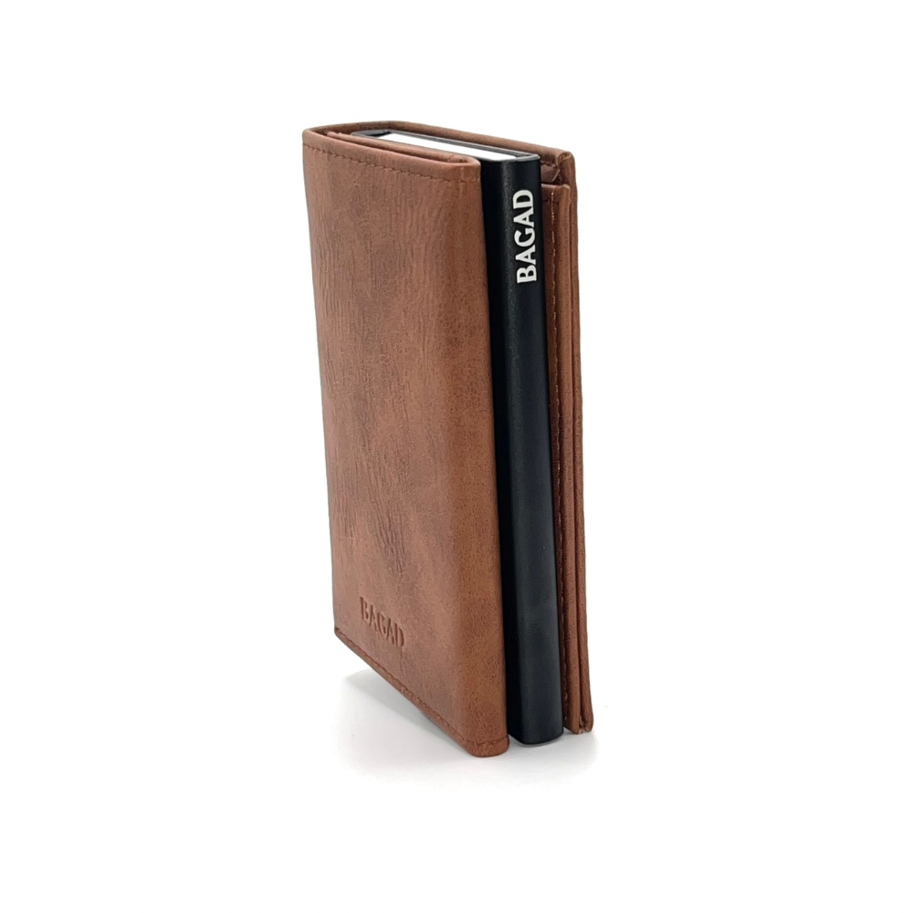 billetera bagad brown