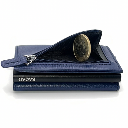 Billetera bagad cross navy